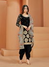 Black Colour Aanaya Vol 161 By Dani Creation Wedding Wear Salwar Suits Catalog 6101