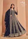 Black Colour Aanaya Vol 213 By  Dani Georgette Wedding wear Gown Suppliers In India 213 C