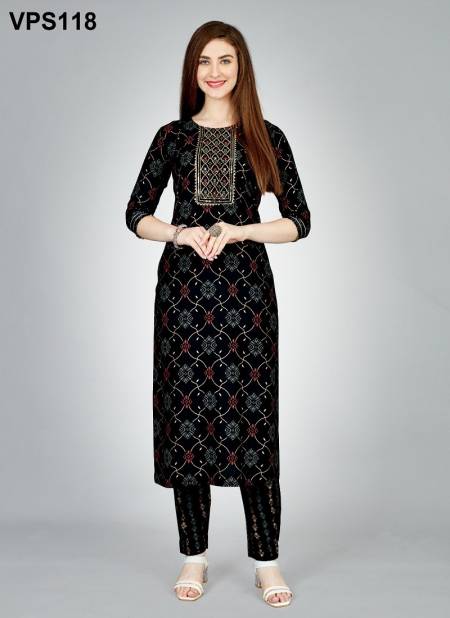 Black Colour Aaradhya Vol 2 By Fashion Berry Kurti With Bottom Wholesale Online VPS118
