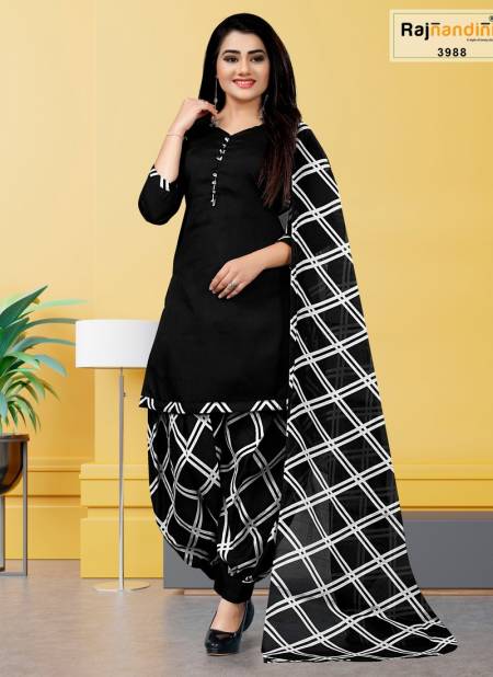 Black Colour Aarvi By Rajnanadini Pinted Salwar Suit Catalog 3988