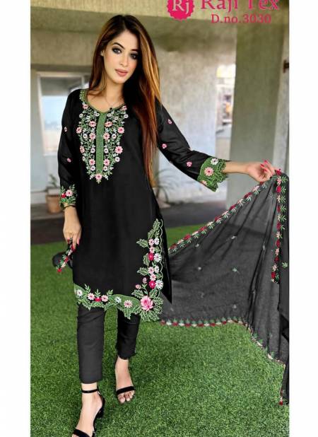 Black Colour Afsana 3030 Pakistani Salwar Suit Catalog 3030 Black