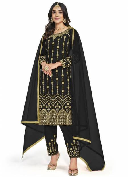 Black Colour Bebo Vol 14 ShreeMatee Festive Wear Wholesale Designer Salwar Suits Catalog 173 C