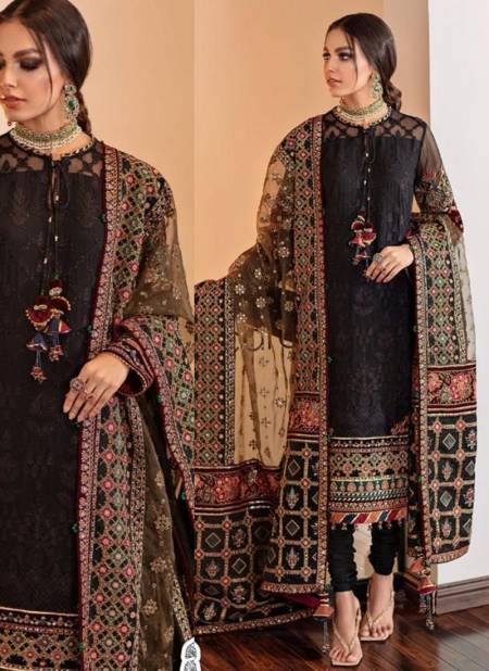 Black Colour Chantelle Vol 3 Wholesale Pakistani Salwar Suits Catalog 10026 B