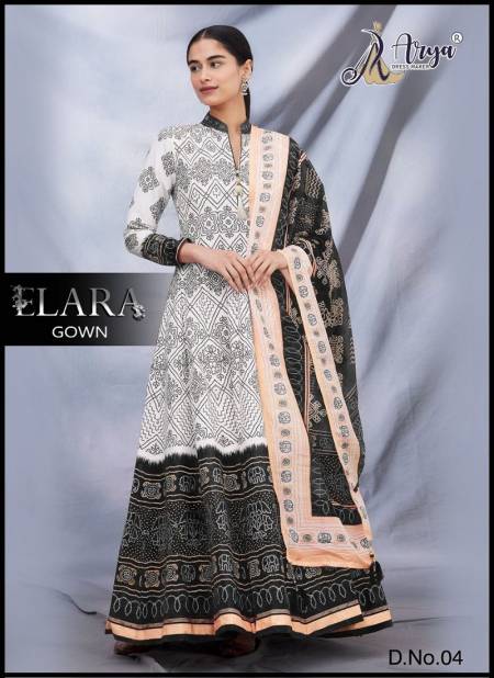 Black Colour Elara By Arya Dress Maker Gown Catalog 4