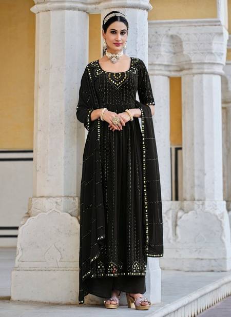 Black Colour Flory Vol 33 By Khushbu Fashion Georgette Salwar Suit Catalog 4894