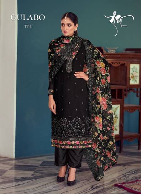 Black Colour Gulabo By Radha Georgette Designer Salwar Kameez Catalog 1111