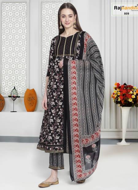 Black Colour Kaveri By Rajnandini Designer Salwar Suit Catalog 809