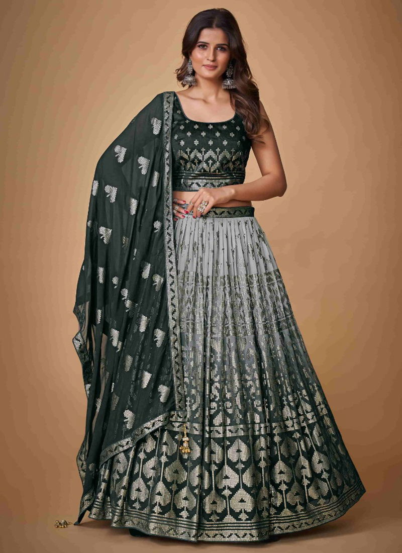 Black Colour Mahira Vol 2 Arya Designer Wholesale Wedding Wear Lehenga Choli Catalog 43001