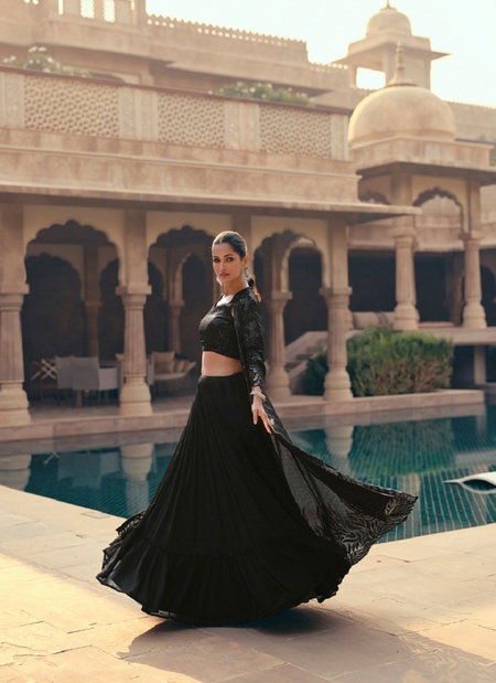 Black Colour Mahotsav By Sayuri Designer Readymade Suits Wholesale Price In Surat 5533