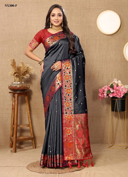 NX300 A To F by Murti Nx Printed Paithani Silk Saree Wholesale Price In Surat Catalog