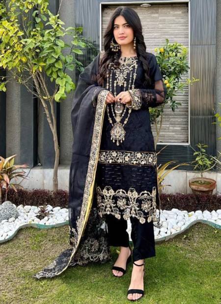 Black Colour Nabia Vol 2 Function Wear Wholesale Pakistani Suits 10034