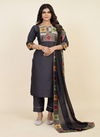 Black Colour Padmavati Vol 2 By Seamore Chinon Silk Printed Kurti With Bottom Dupatta Wholesale Shop In Surat 5008