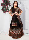 Black Colour Raavi By Arya Kids Girls Wear Catalog 1