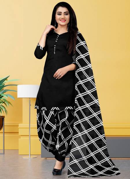 Black Colour Rajnandini Dailywear Wholesale Patiyala Salwar Suit Catalog 3988