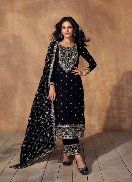 Black Colour Safeena By Aashirwad 9864 To 9865 Readymade Suit Wholesale Market in Surat With Price 9864 Catalog