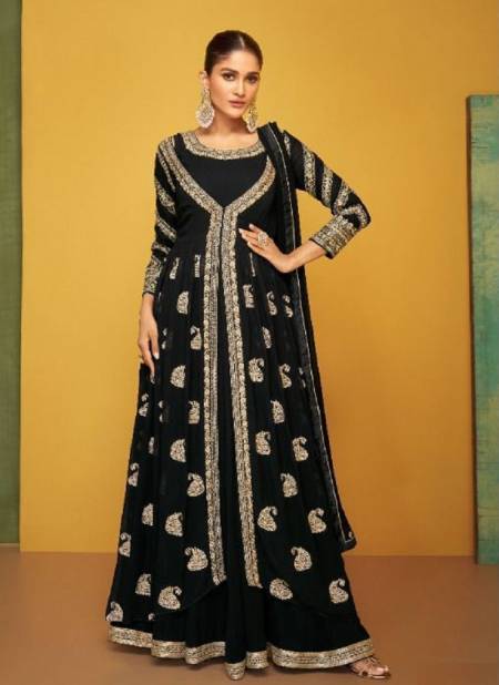 Black Colour Sayuri Super Hit Designs Wedding Salwar Suit Catalog 5213