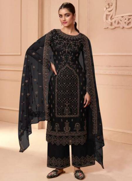 Black Colour Swati Exclusive Wholesale Designer Salwar Suit Catalog 3505