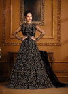 Black Colour Vipul Elliza Vol 2 4734 Masters Colors Gown Catalog 4734