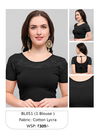 Black Janasya Ladies Blouse Catalog 51