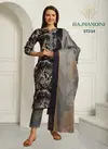 Black Multi Colour Vamika By Rajnandini Heavy Indo Cotton Kurti With Bottom Dupatta Suppliers In India ST234