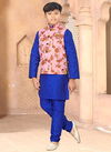 Blue And Peach Outluk Kids Vol 2 Party Wear Wholesale Modi Jacket Kids Wear Catalog 217