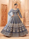 Blue Colour Aanaya Vol 157 By Twisha Gown Catalog 5703