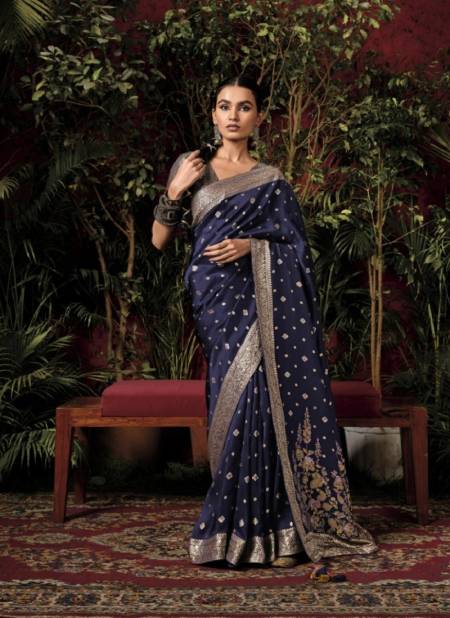 Blue Colour Anokhi By Kimora 268 To 276 Series Saree Wholesale Clothing Suppliers in India SA 275