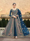 Blue Colour Carolina 2075 Colors By Senhora Designer Salwar Suit Catalog 2075 C
