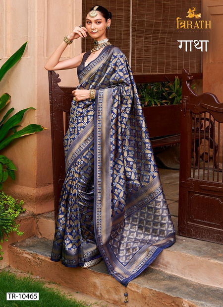 Gatha By Trirath Banarasi Silk Wedding Wear Saree Exporters In India Catalog