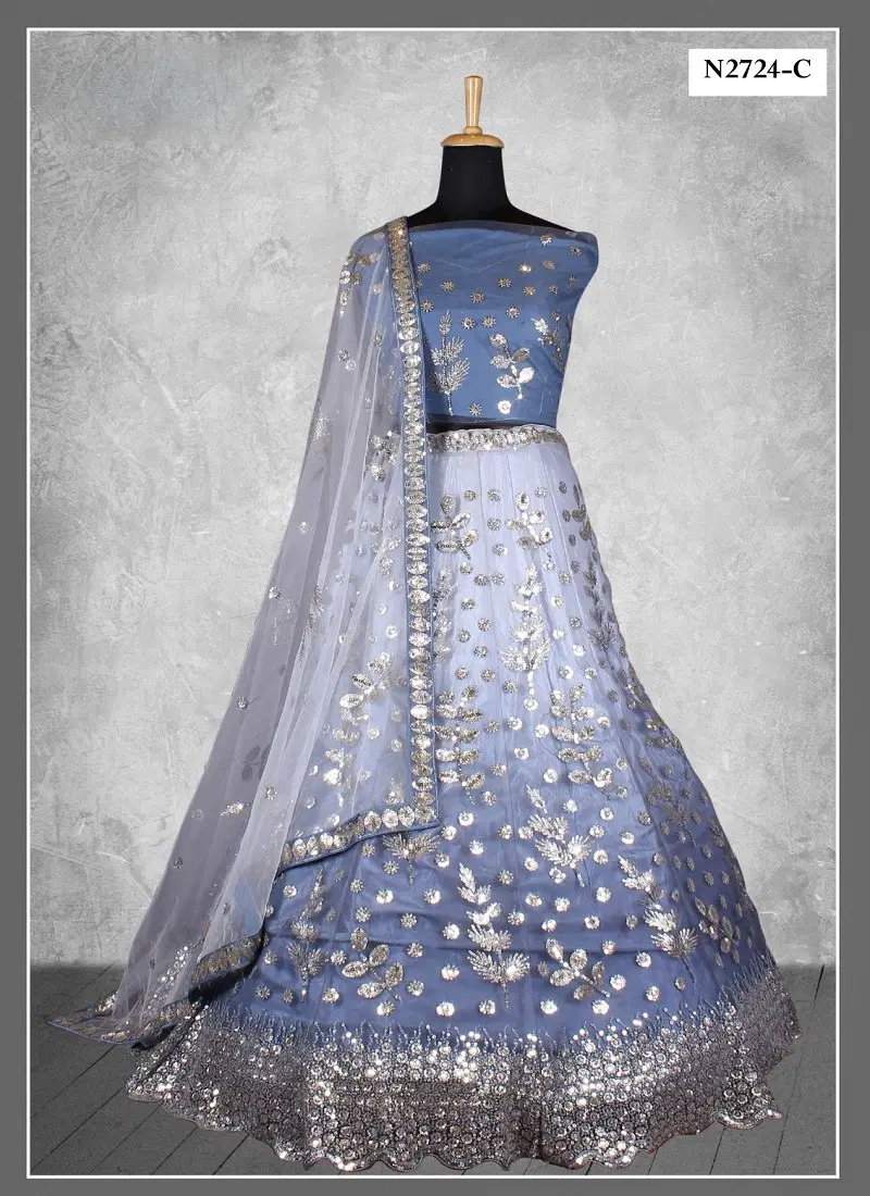 Blue Colour Ishani Vol 01 By Mahotsav Designer Lehenga Choli Wholesale Price In Surat N2724-C