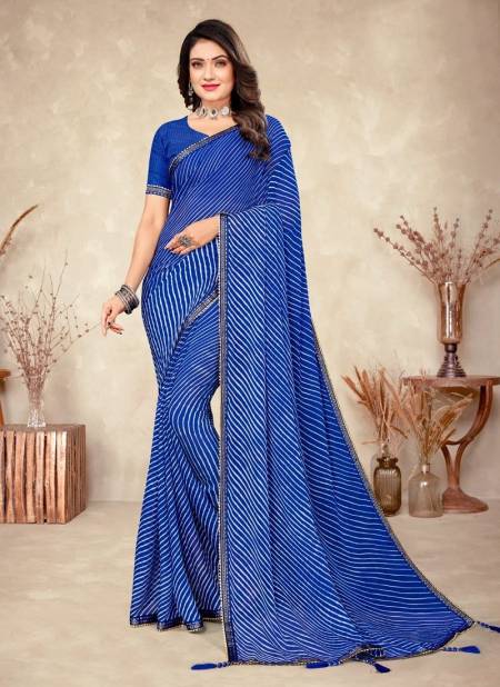 Blue Colour Jalpari Vol 4 By Ruchi Daily Wear Saree Catalog 24401 B