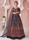 Blue Colour Kimaya Function Wear Wholesale Gown Catalog 22003