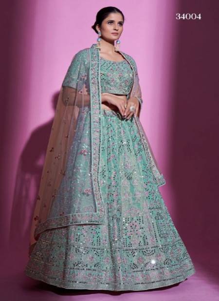 Blue Colour Kimaya Vol 2 Wedding Wear Wholesale Designer Lehenga Choli 34004