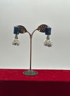 Blue Colour Occation Wear Earrings Catalog 787