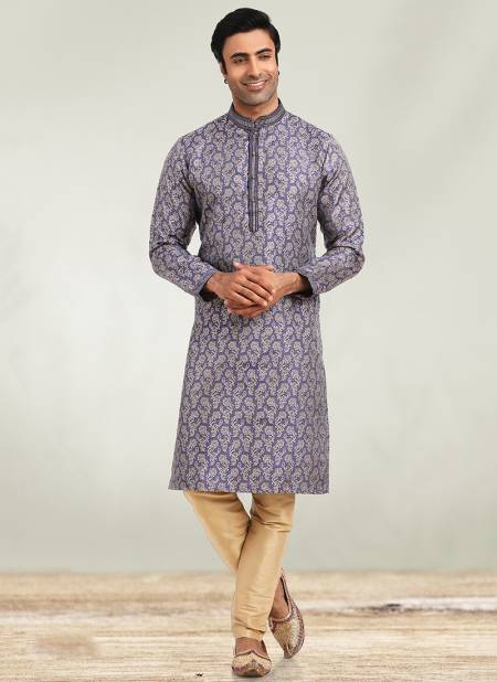 Blue Colour Outluk 103 Ethnic Wear Wholesale Kurta Pajama 103003