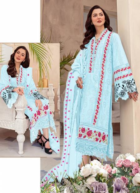 Blue Colour R 540 Exclusive Wear Wholesale Pakistani Salwar Suits 540 D