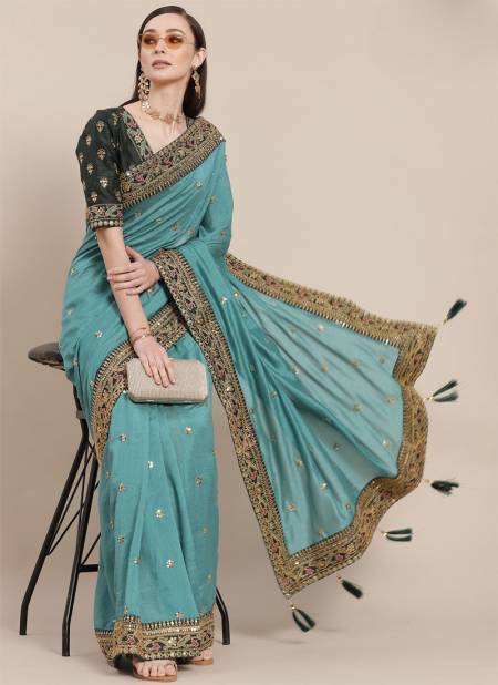 Blue Colour Radhe By Fashion Lab 1011 To 1016 Designer Sarees Catalog 1013