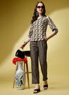 Blue Colour Raisin Cotton Printed Cord Set Western Catalog OLCOD0002