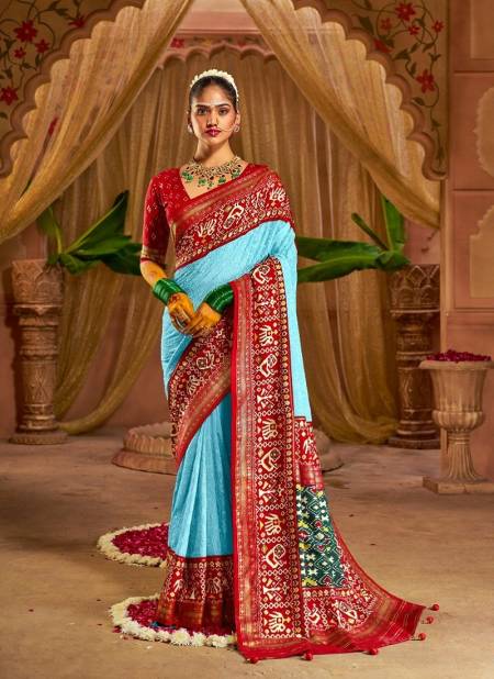 Blue Colour Sukanya By Shubhshree Wedding Saree Catalog 1006