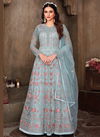 Blue Colour Swagat 629 Colors Gown Catalog 629 B