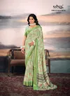Blue Colour Swarnamala By Rajpath Cotton Silk Printed Saree Orders In India 188006