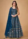 Blue Colour Zoya Vol 2 Arya Wholesale Anarkali Suit Catalog 42003