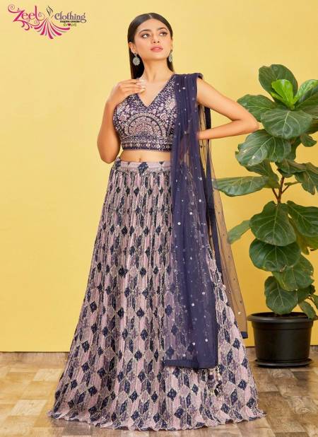 Blue Multi Colour Mandakini Vol 2 By Zeel Clothing Wedding Wear Lehenga Choli Orders In India 113