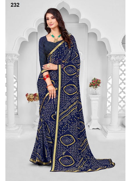 Blue Rajkumari Vol 1 By Sarita Creation Printed Saree Catalog 232 Catalog