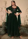 Bottle Green Colour Flory Vol 27 Khushboo Wedding Wear Wholesale Salwar Suits Catalog 4822