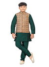 Bottle Green Colour Kids Koti 2 Festive Wear Wholesale Modi Jacket Kids Wear Catalog 108