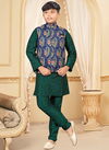 Bottle Green Colour Outluk Vol 4 Kids Wear Catalog 406