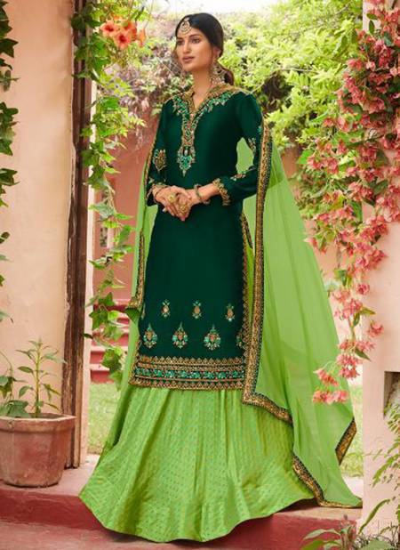 Bottle Green Colour Sardarni Vol 2 By Radha Wedding Wear Salwar Suit Catalog 774