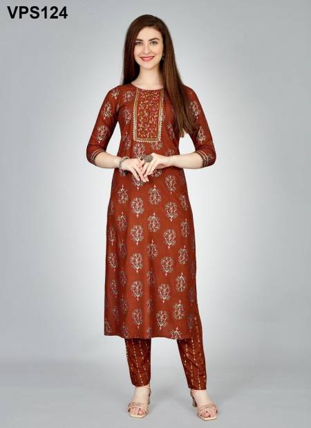 Brown Colour Aaradhya Vol 2 By Fashion Berry Kurti With Bottom Wholesale Online VPS124