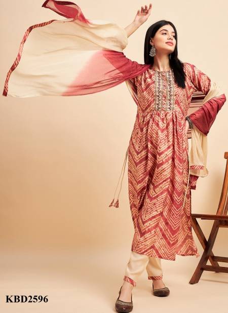 Brown Colour Aminah By Mahotsav Festive wear Kurti Bottom With Dupatta Catalog 2596